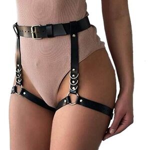 Leather Thigh Legs Harness Sexy Lingerie